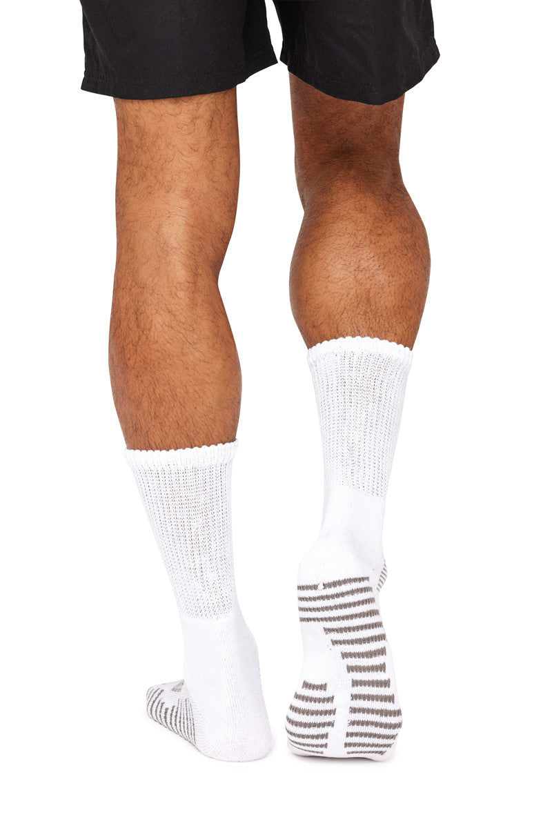 Bamboo Top to Toe Comfort- 2 Pack- Massaging Sole- White
