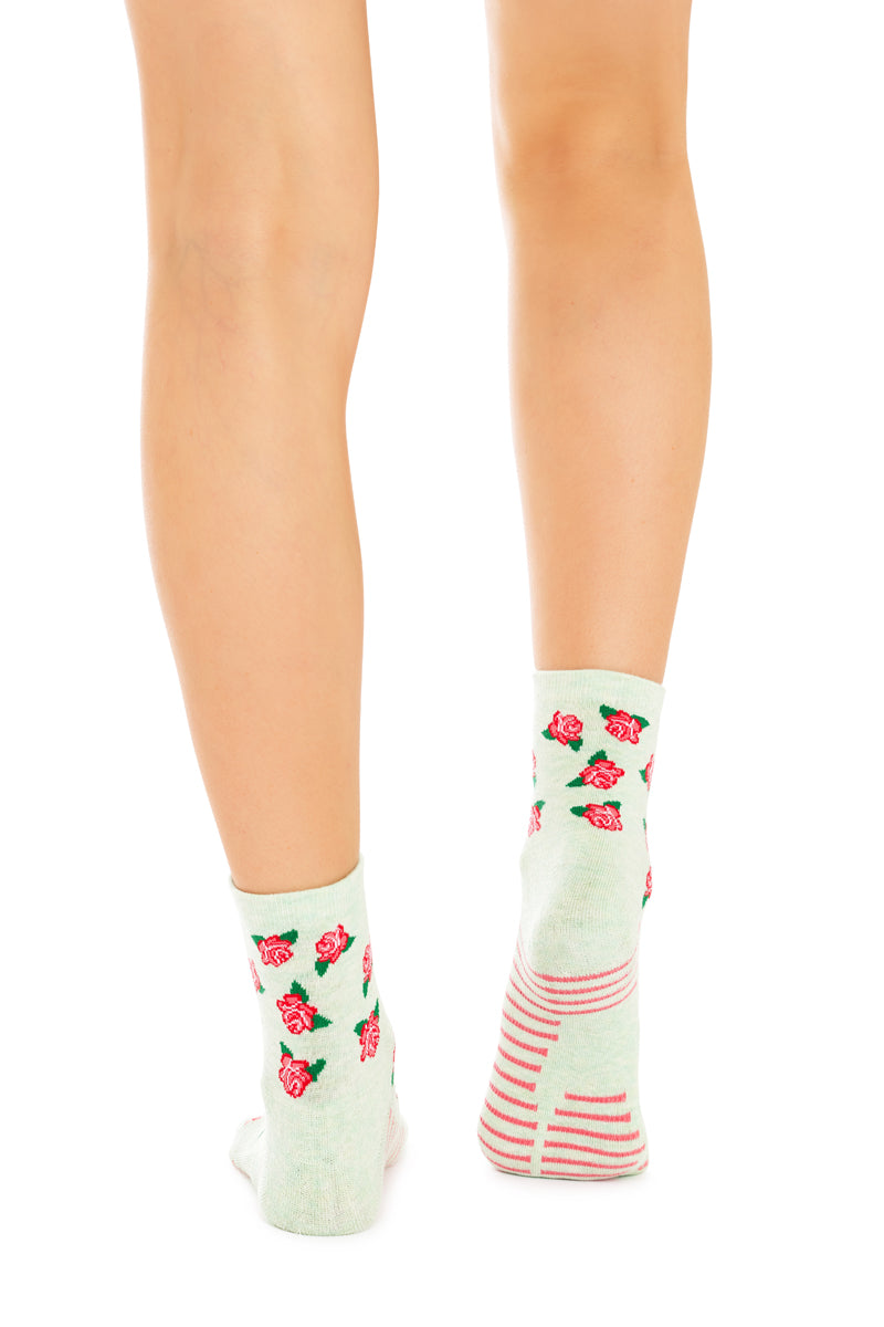 Women’s Aromatherapy™ Cotton Quarter Crew Socks with Massaging Soles