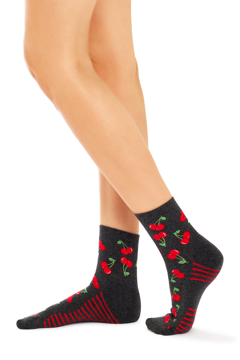 Women’s Aromatherapy™ Cotton Quarter Crew Socks with Massaging Soles