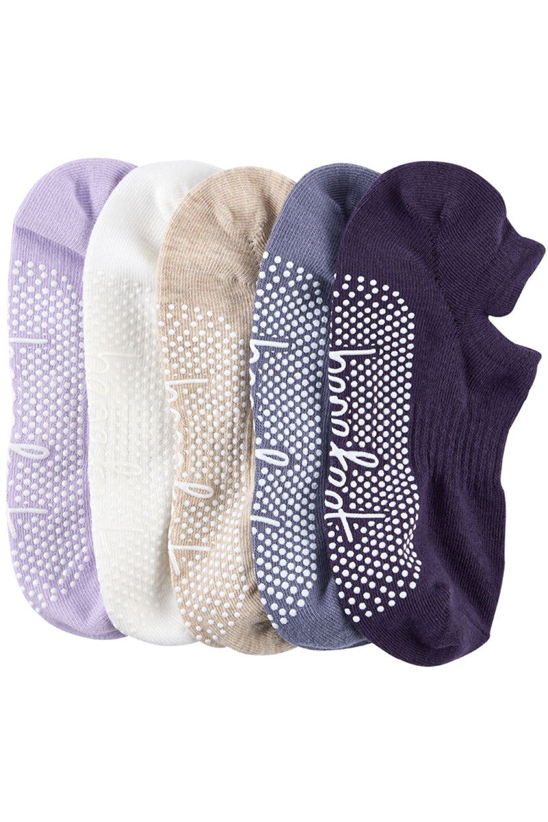 Cotton Grip Socks - 5 Pack- Lightweight