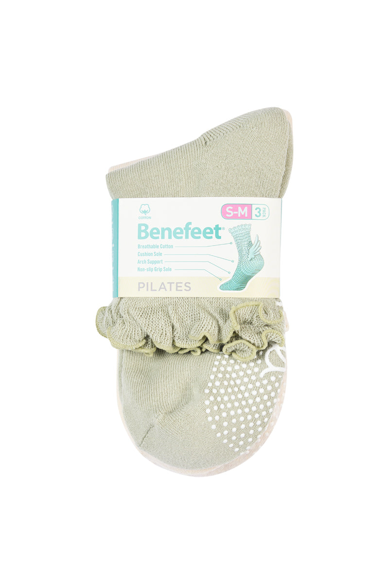 Cotton Frill Grip Socks - 3 Pack- Cushion Sole