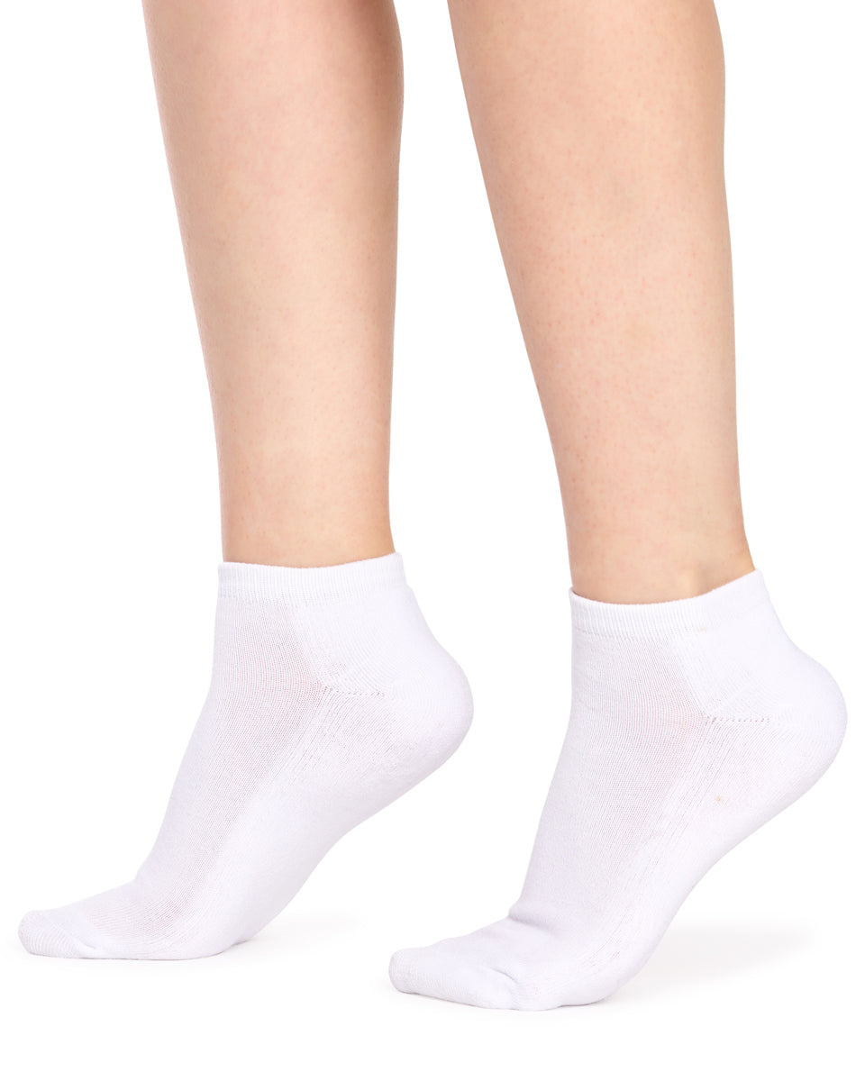 Kids Ankle Sport Socks- 5 Pack- White