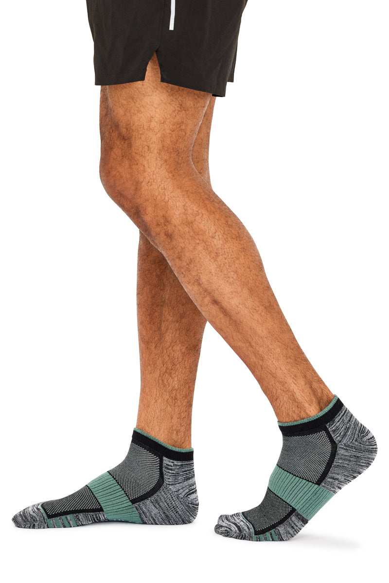Reinforced Sport Ankle- 3 Pack- Sage
