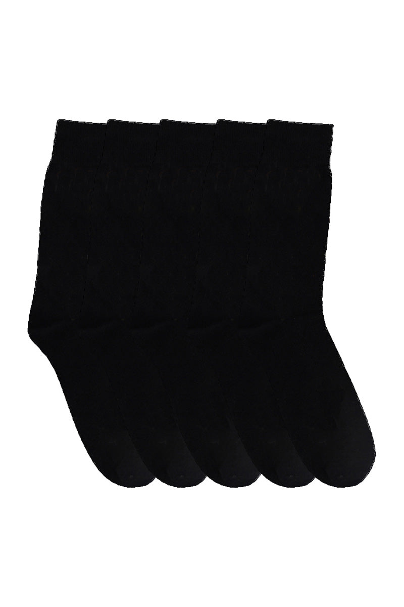 Dress Crew - 5 Pack - Black