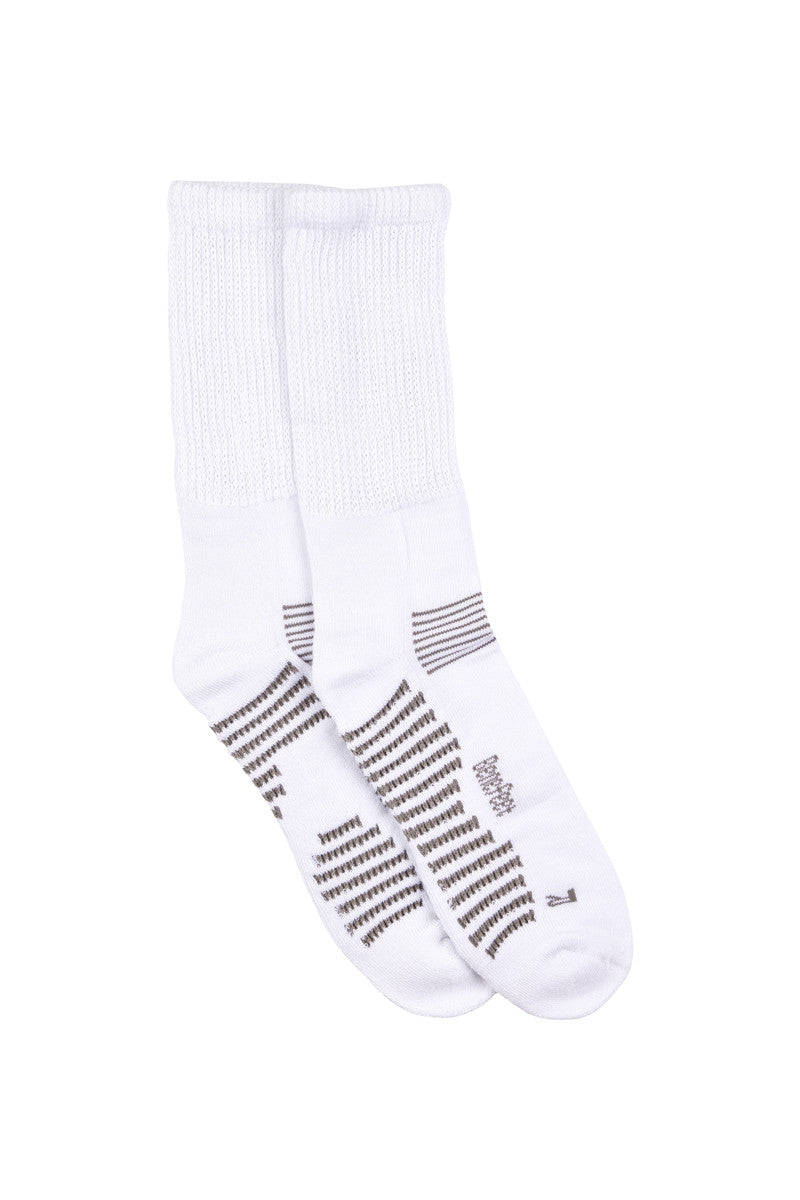 Bamboo Top to Toe Comfort- 2 Pack- Massaging Sole- White