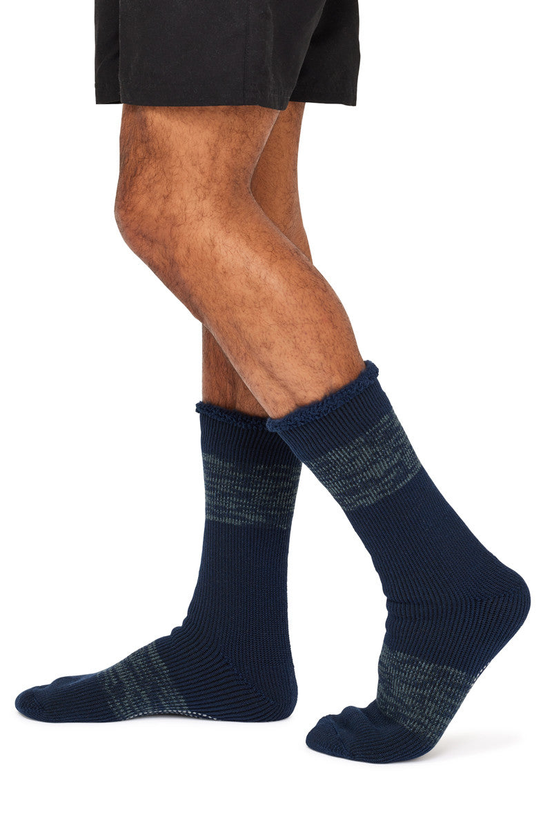 Brushed Thermal Hotty Socks- Navy