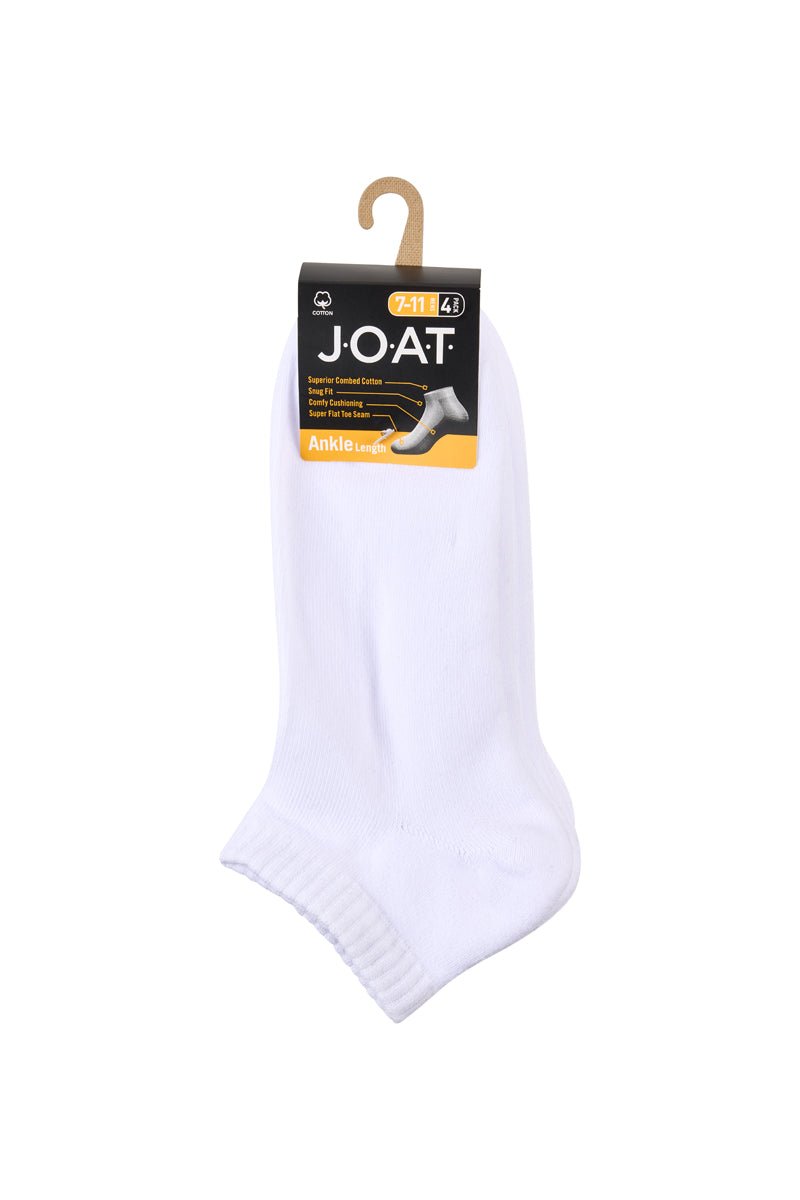 Sport Ankle- 4 Pack- White