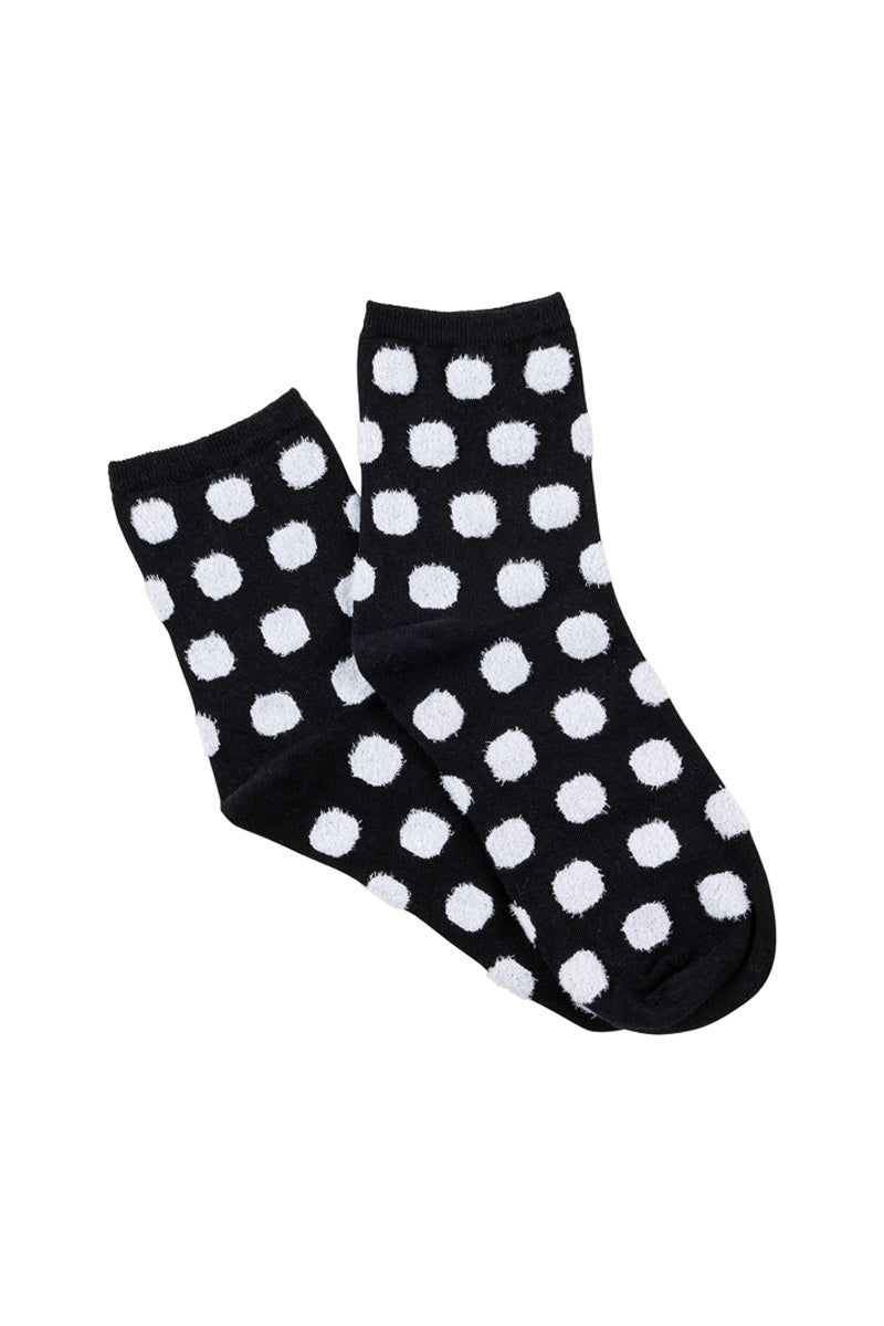 Quarter Socks- 3 Pack- Fluffy Spots