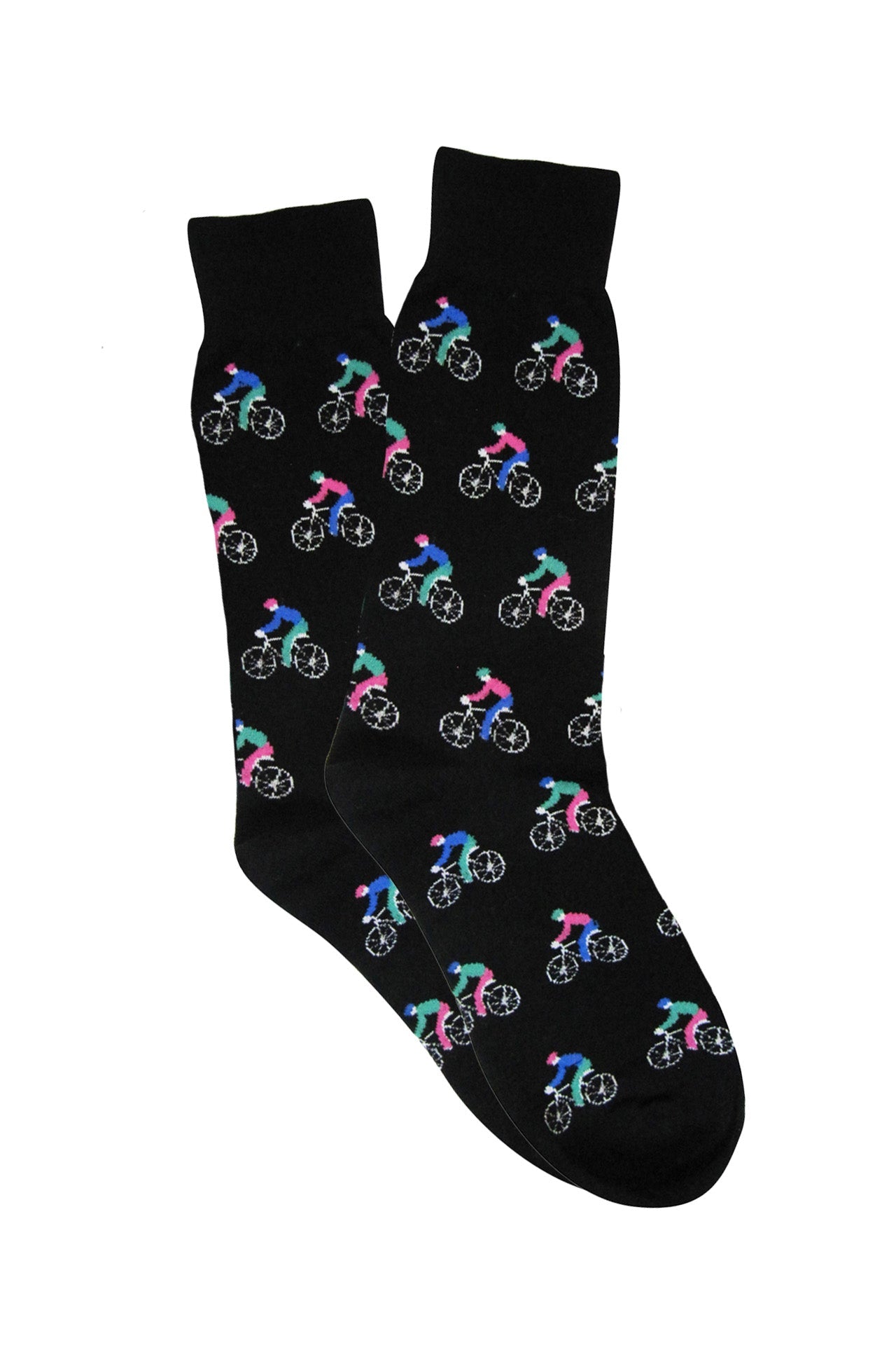 Men's Fine Cotton Fun Crew Socks