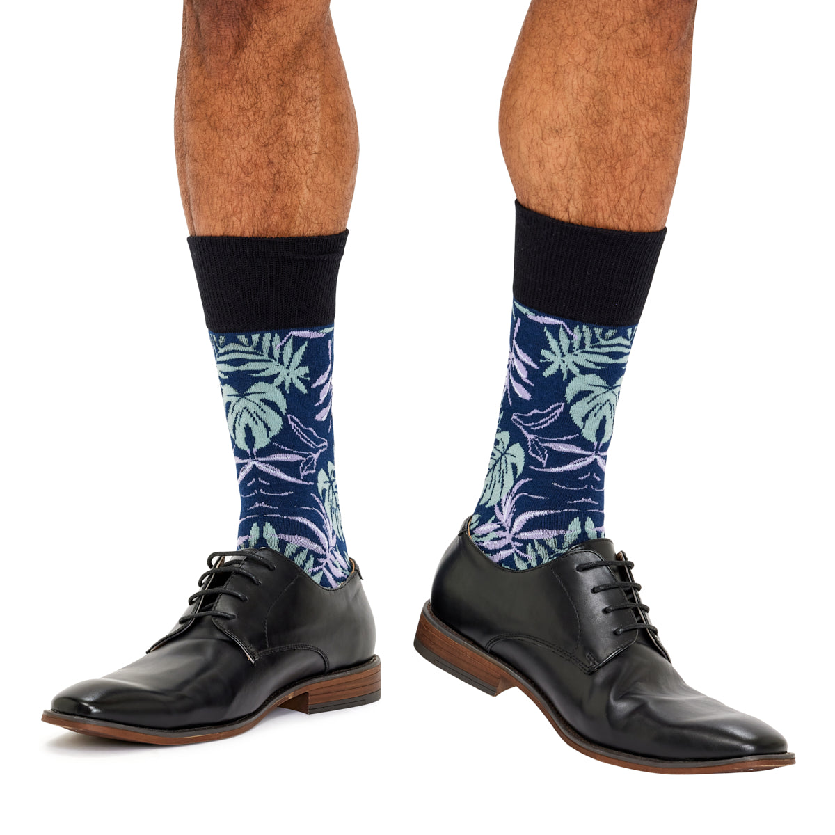 Men's Fine Cotton Fashion Socks - Panama Palm