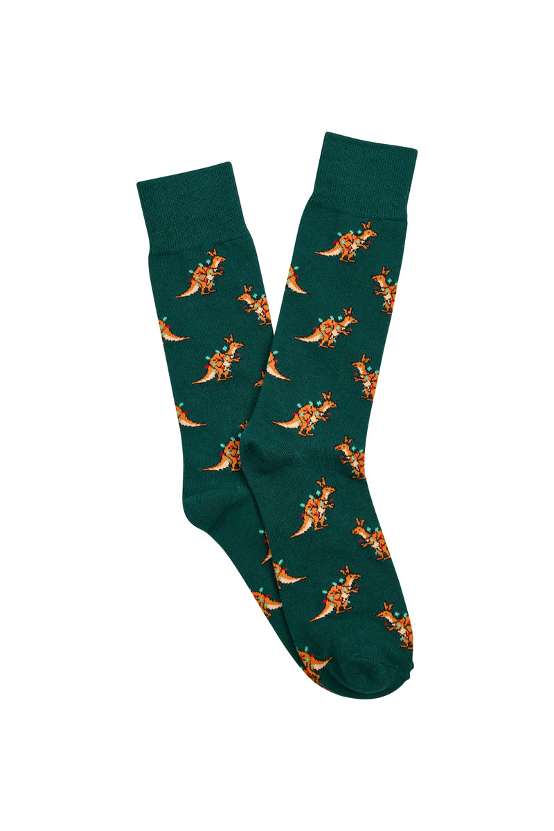 Men's Cotton Crew Novelty Socks 3 Pack - Gift Box