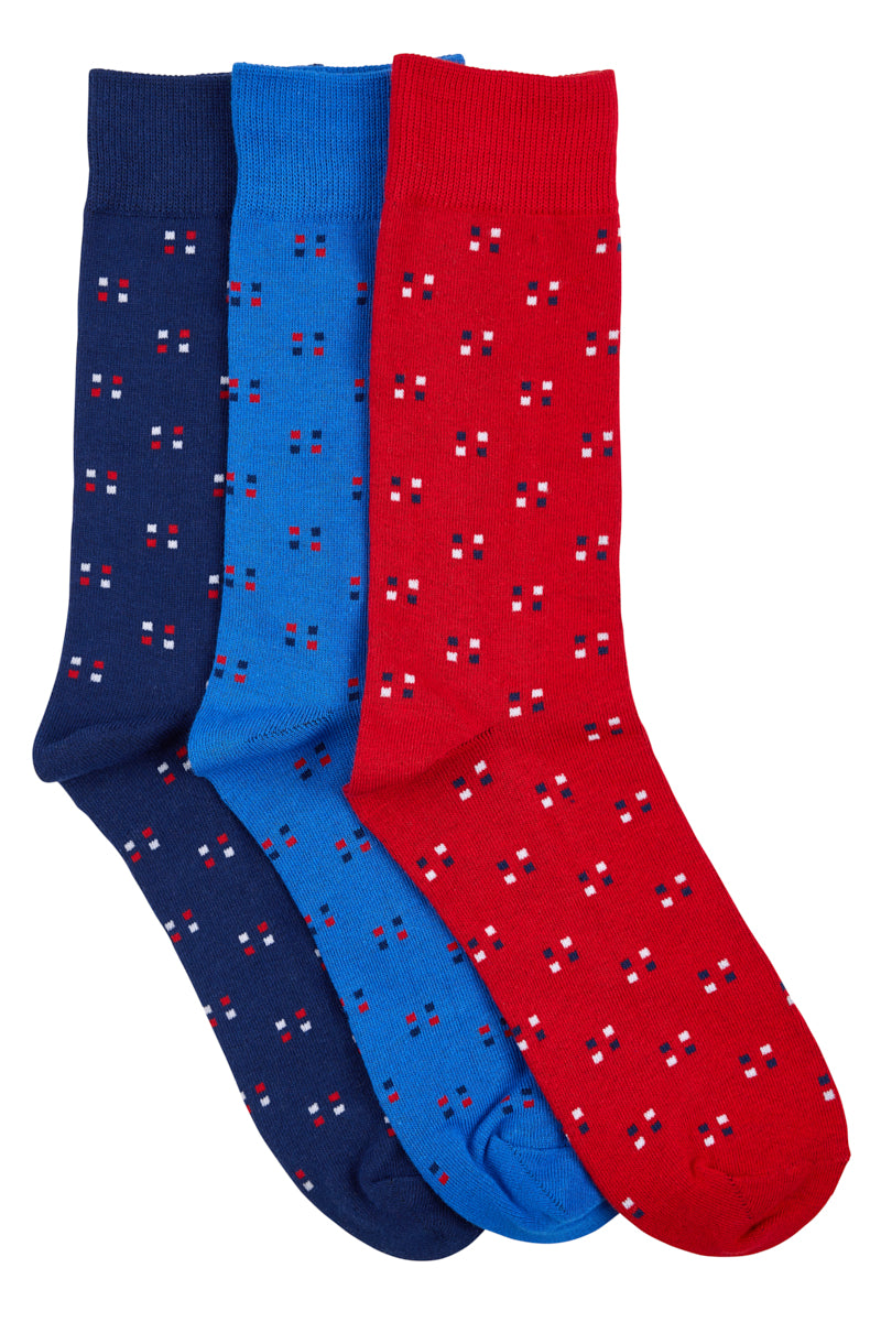 Crew Socks- 3 Pack- Mr Smart