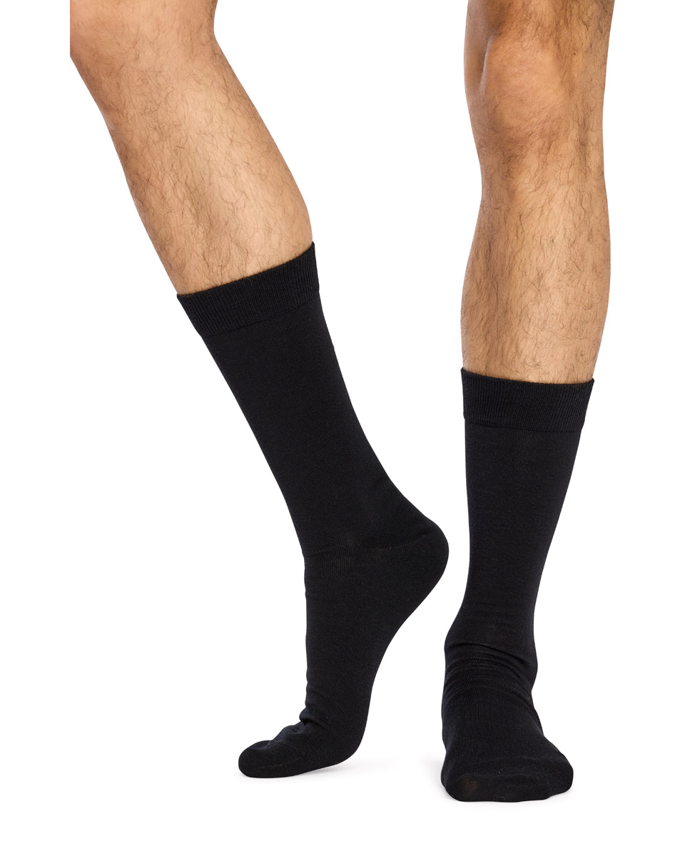 Merino Crew Socks- Smooth Knit