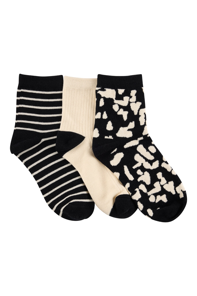 Quarter Socks- Pack 3