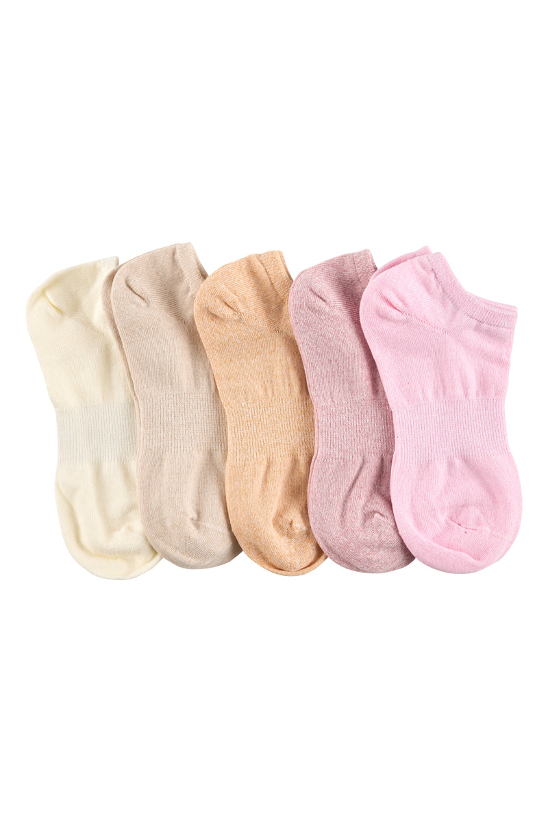 Low Rise Socks- 5 Pack