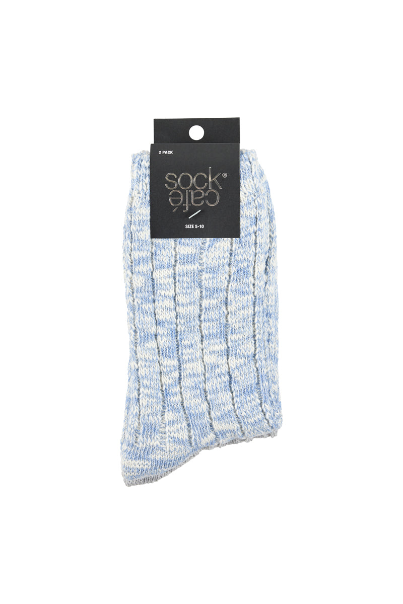 Heritage Slub Socks- 2 Pack- Textured Rib