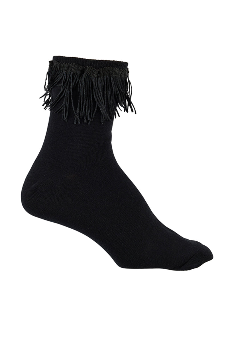 Tassel Socks- Black