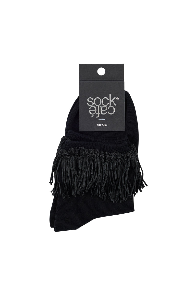 Tassel Socks- Black