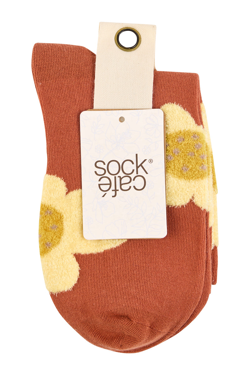 With Love 3/4 Crew Socks - Flower Power