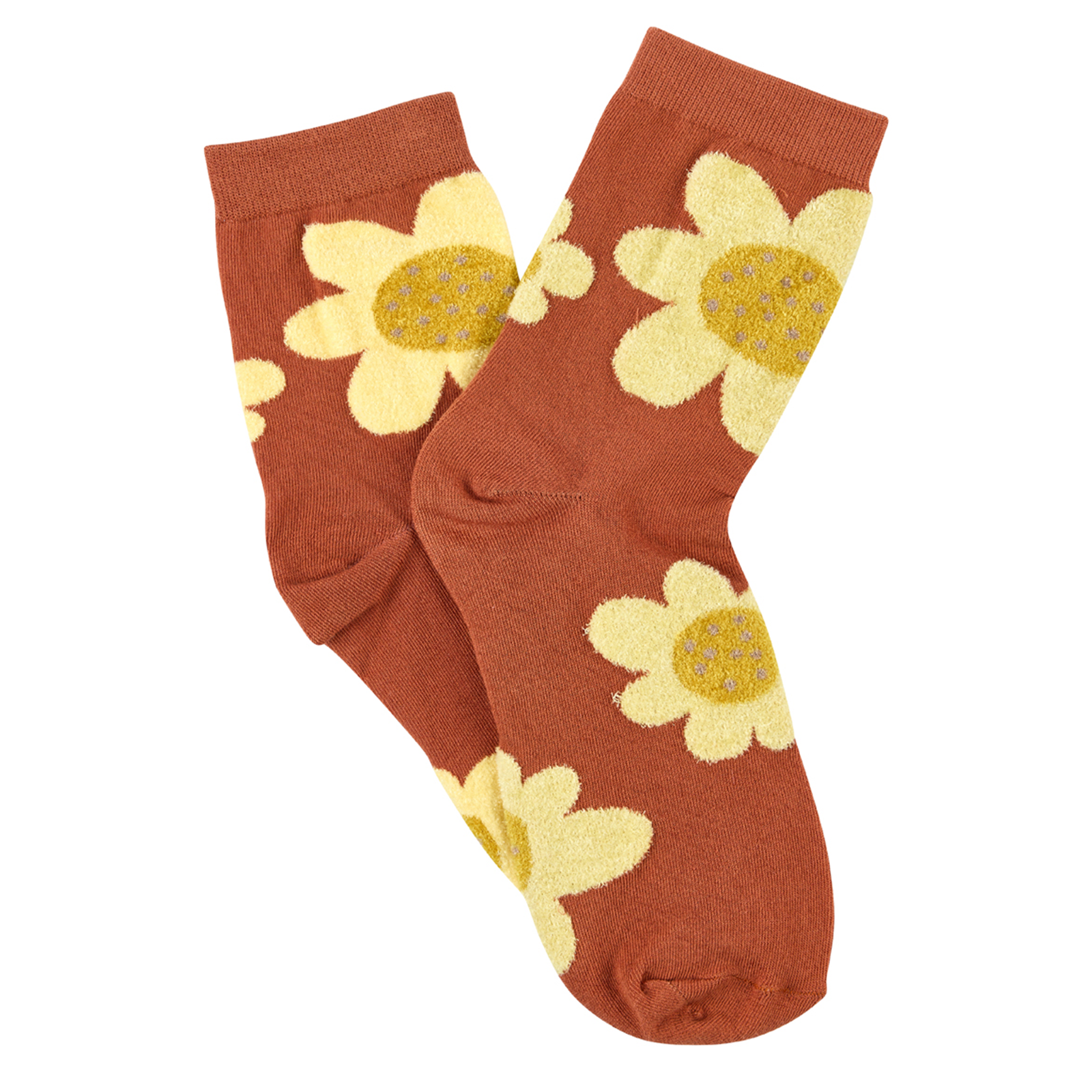 With Love 3/4 Crew Socks - Flower Power