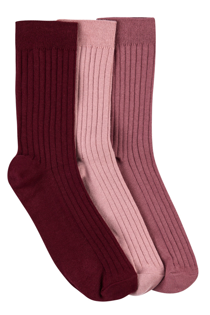 Men's High % Cotton Socks - Pack 3