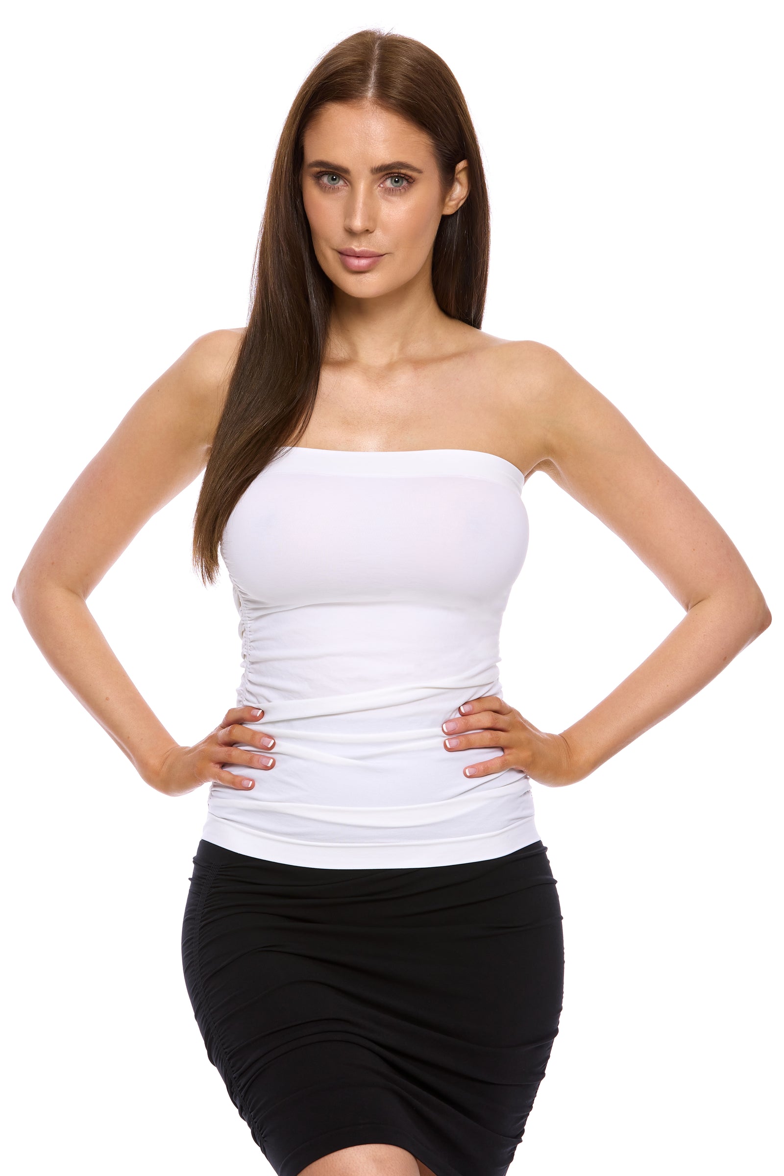 Ruched Tube Top