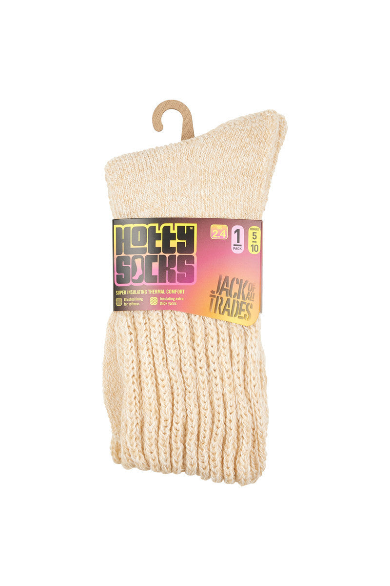 Women’s Hotty™ Slouch Thermal Socks with Non-Slip- Camel