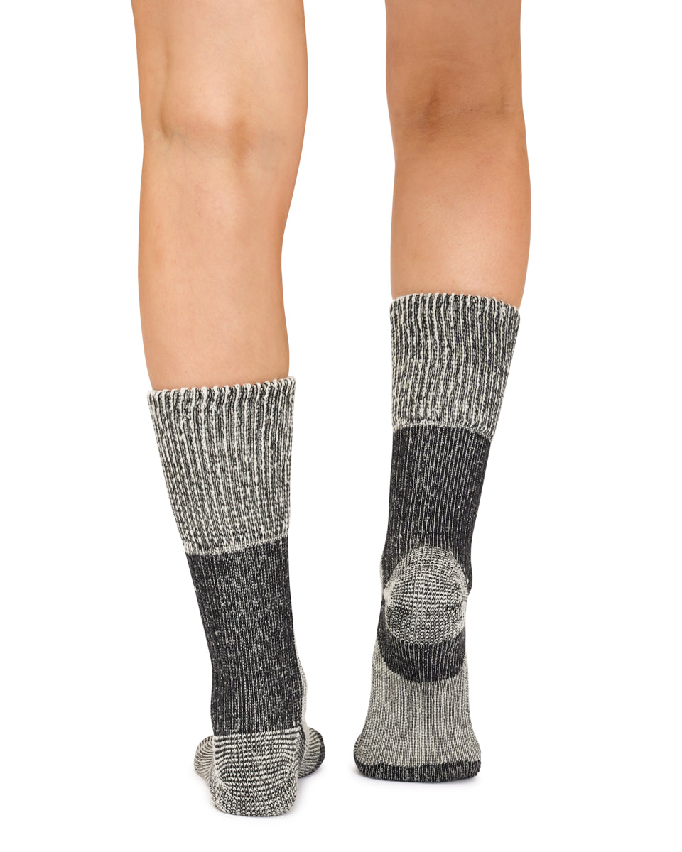 Merino Hike- Black & Natural Twisted