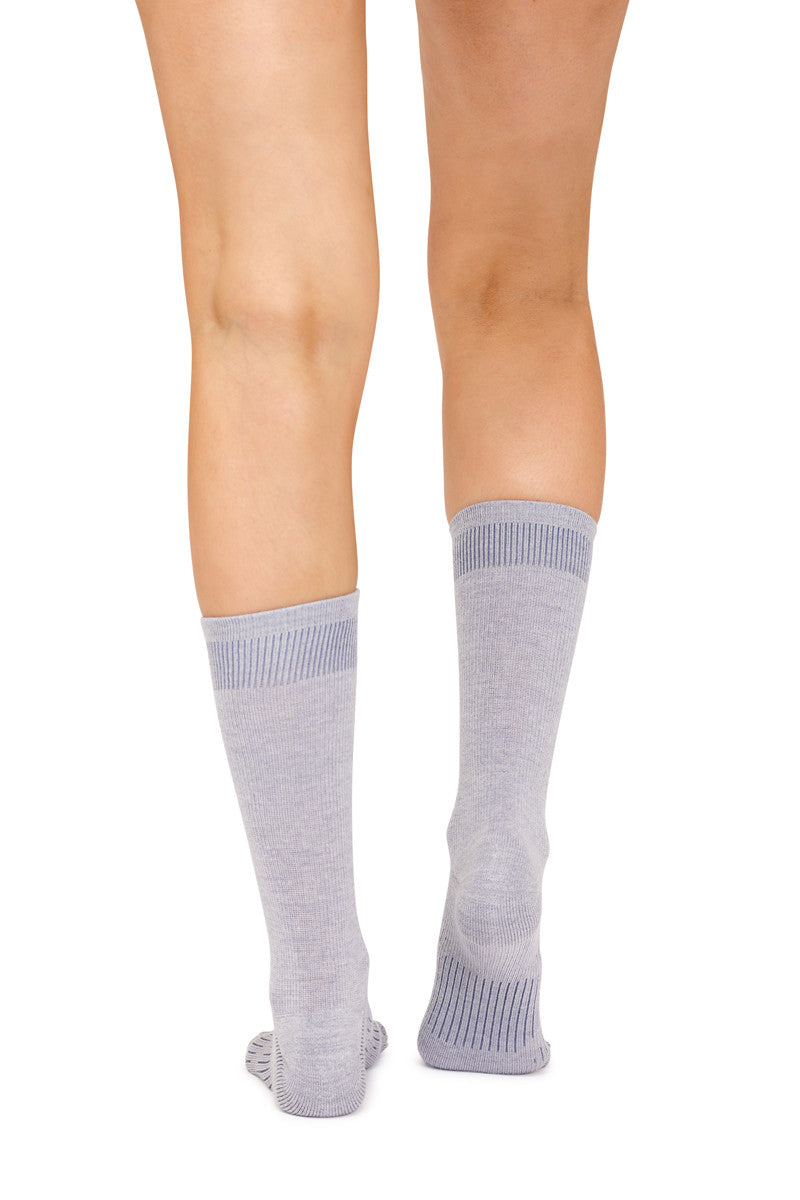 Women's Overlander® Merino Wool Lifestyle Crew Socks- Grey Melange