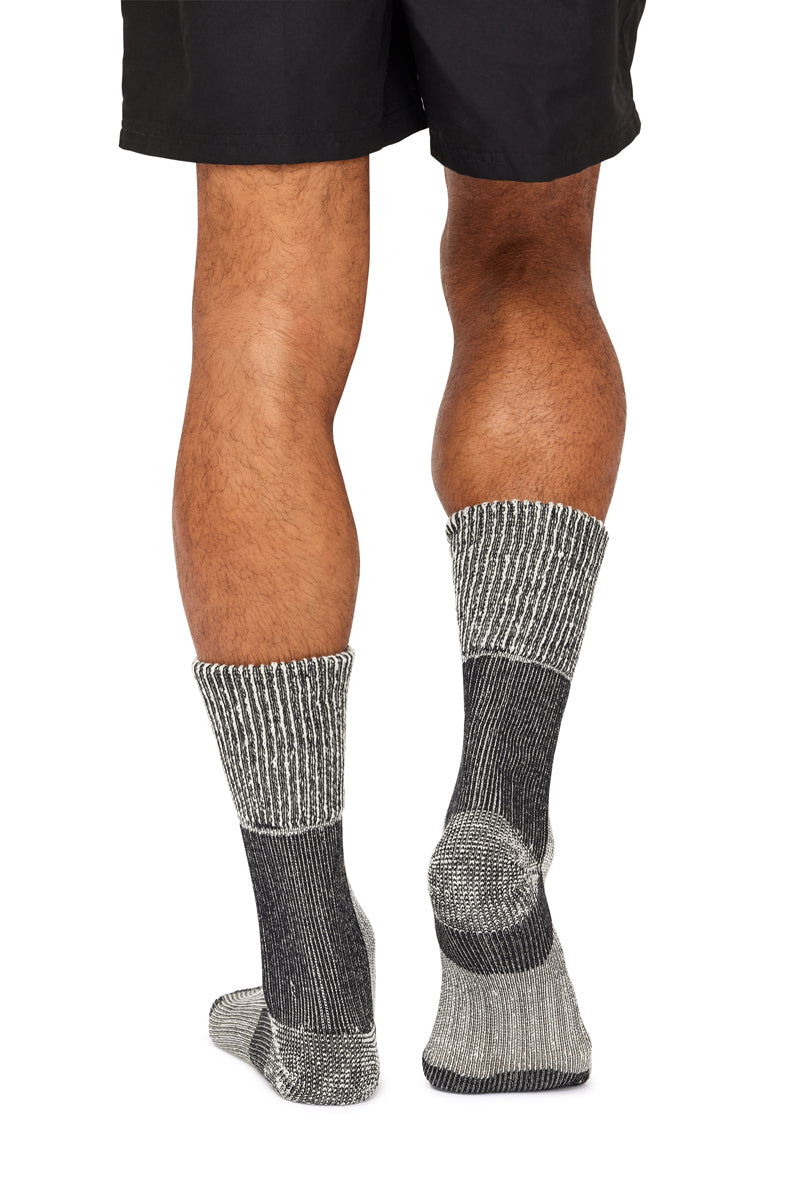 Merino Hike- Black & Natural Twisted