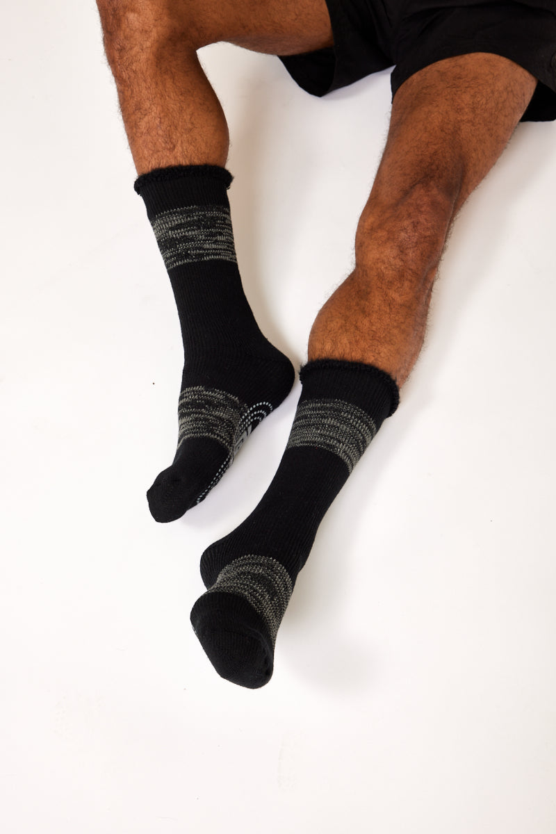 Brushed Thermal Hotty Socks- Black