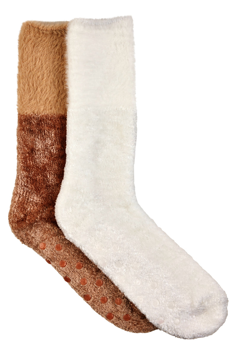 Fluffy Chenille Socks- 2 Pack