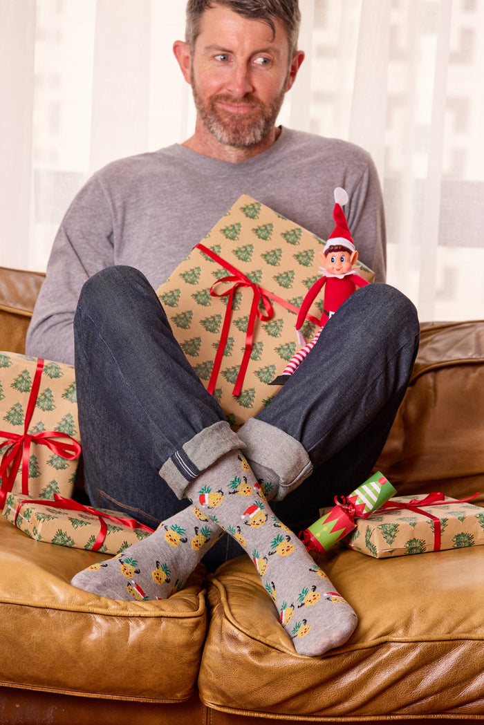 Christmas Pineapple Socks