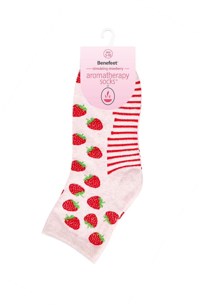 Women’s Aromatherapy™ Cotton Quarter Crew Socks with Massaging Soles