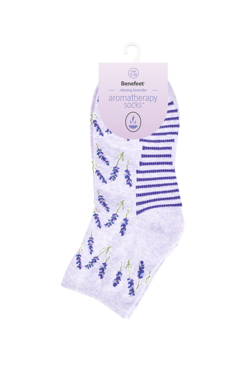 Women’s Aromatherapy™ Cotton Quarter Crew Socks with Massaging Soles
