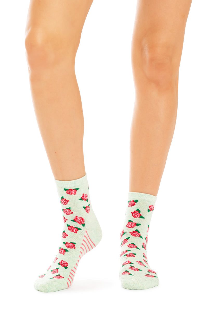 Women’s Aromatherapy™ Cotton Quarter Crew Socks with Massaging Soles