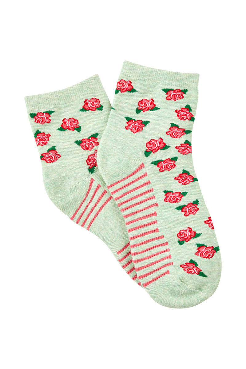 Women’s Aromatherapy™ Cotton Quarter Crew Socks with Massaging Soles