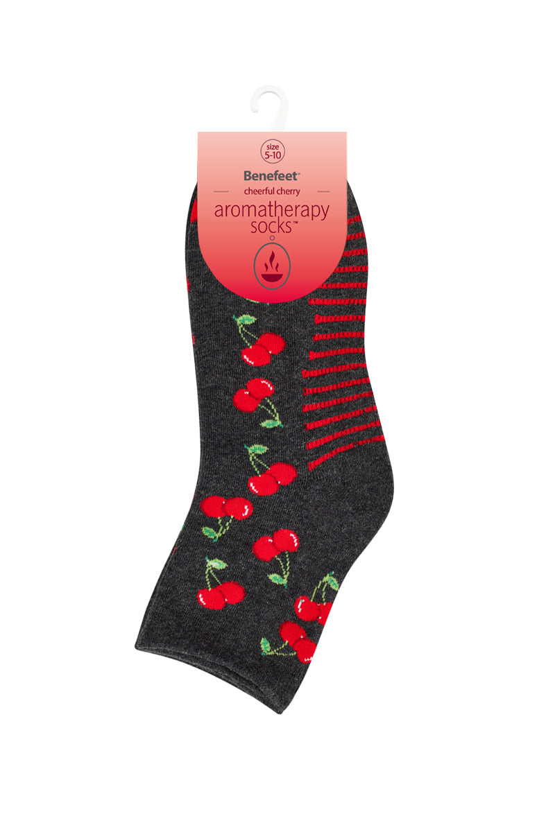 Women’s Aromatherapy™ Cotton Quarter Crew Socks with Massaging Soles