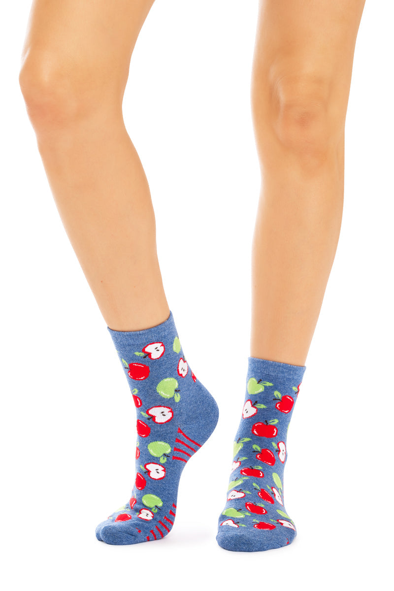 Women’s Aromatherapy™ Cotton Quarter Crew Socks with Massaging Soles