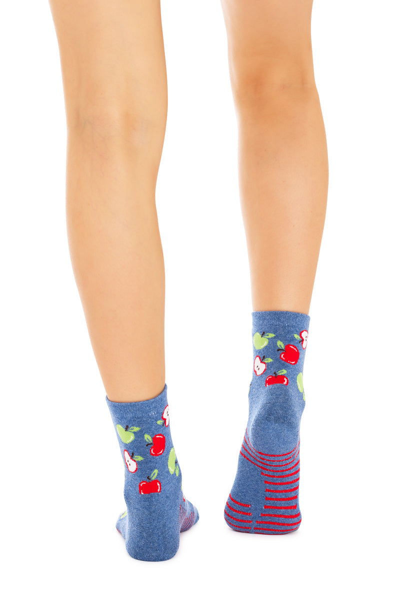 Women’s Aromatherapy™ Cotton Quarter Crew Socks with Massaging Soles