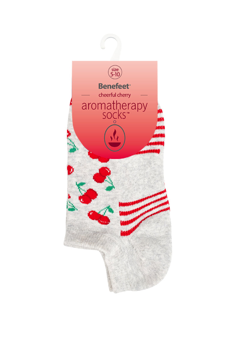 Women’s Aromatherapy™ Cotton No Show Socks with Massaging Soles