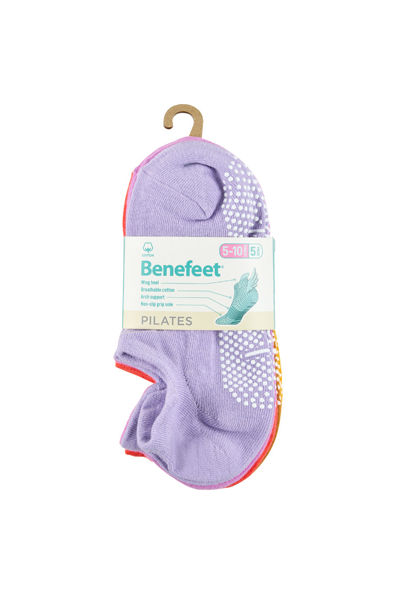Cotton Grip Socks - 5 Pack- Lightweight
