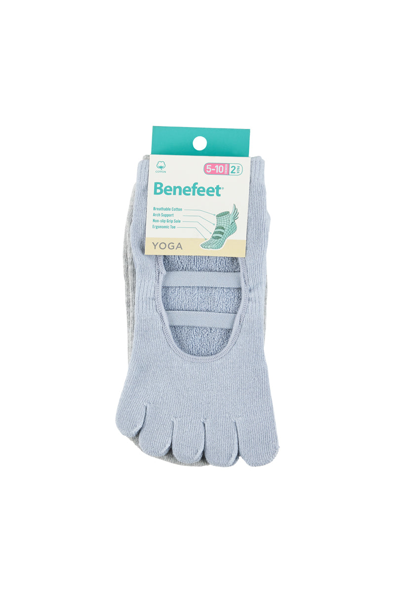 Mary Jane Toe Grip socks - Pack 2- Cushion Sole -Storm Blue