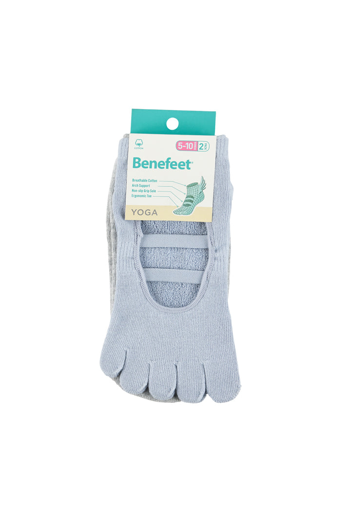 Mary Jane Toe Grip socks - Pack 2- Cushion Sole -Storm Blue