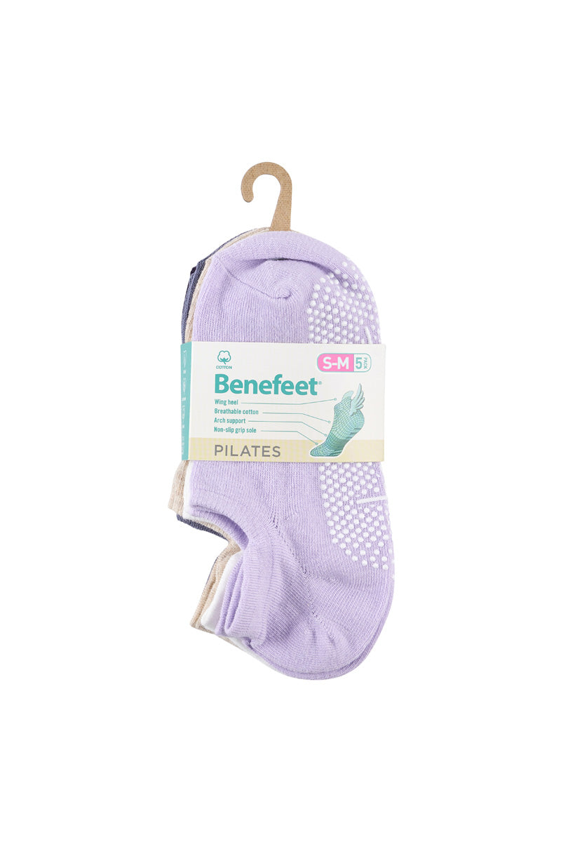 Cotton Grip Socks - 5 Pack- Lightweight