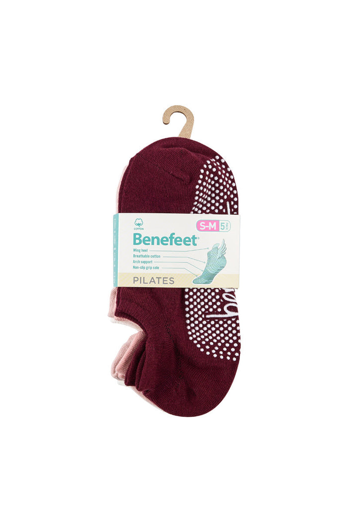 Cotton Grip Socks - 5 Pack- Lightweight - Berries & Cream