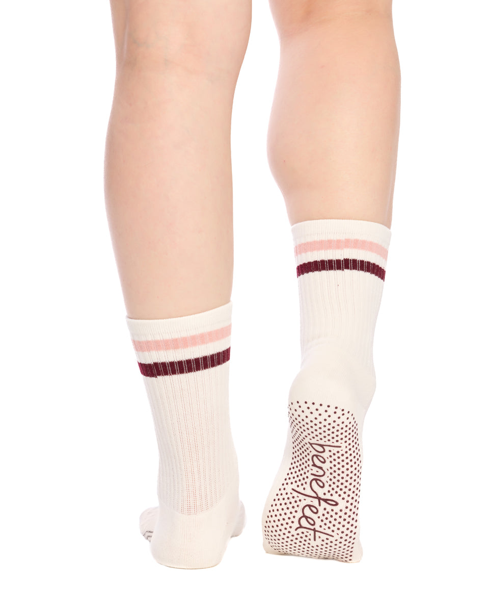 Women's Cotton Crew Pilates Socks 3 Pack