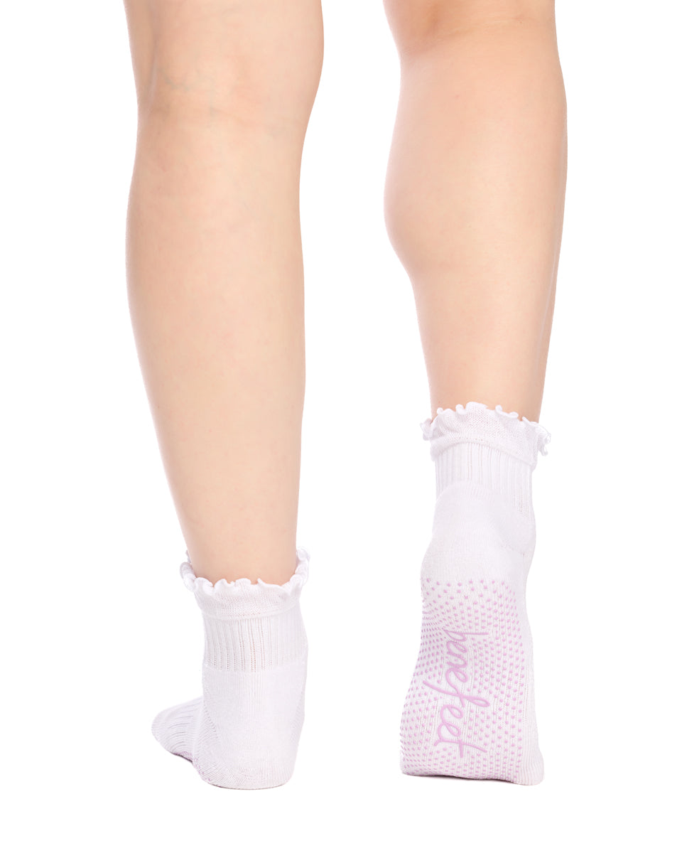 Cotton Frill Grip Socks - 3 Pack- Cushion Sole