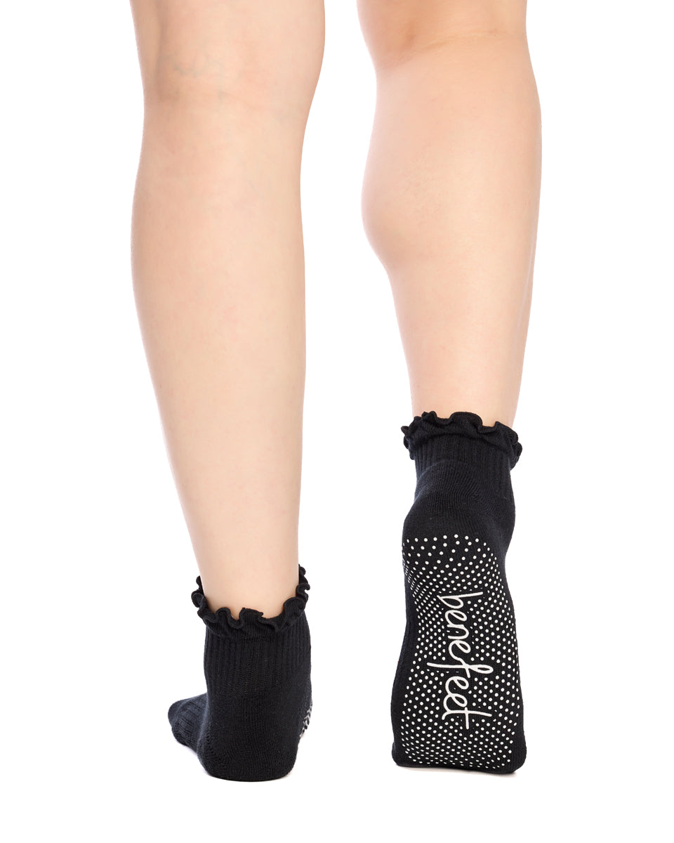 Cotton Frill Grip Socks - 3 Pack- Cushion Sole