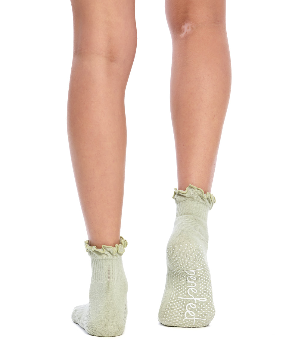Cotton Frill Grip Socks - 3 Pack- Cushion Sole